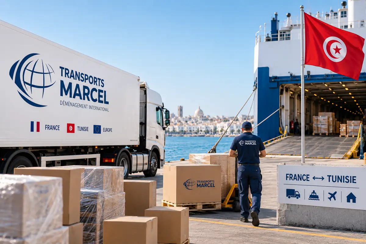demenagement france tunisie transports marcel